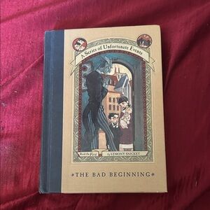 A Series of Unfortunate Events: The Bad Beginning Hardcover - Beige/Black